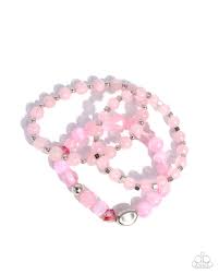 Paparazzi Accessories - Breathtaking Beat - Pink Bracelet