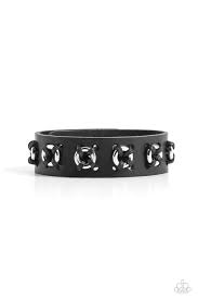 Paparazzi Accessories - Rustic Ringleader - Black Bracelet