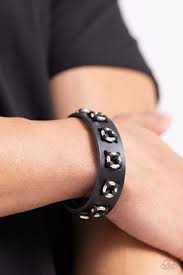 Paparazzi Accessories - Rustic Ringleader - Black Bracelet