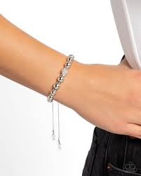 Paparazzi Accessories - Slow and READY - White Bracelet