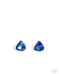 Paparazzi Accessories - Sweetheart Stunner - Blue Earrings