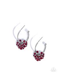 Paparazzi Accessories - Valentines Valor - Red Earrings