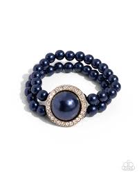 Paparazzi Accessories - Valuable Victor - Blue Bracelet