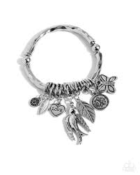 Paparazzi Accessories - Wild and Scenic - Silver Bracelet