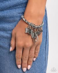 Paparazzi Accessories - Wild and Scenic - Silver Bracelet