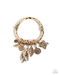 Paparazzi Accessories - Wild and Scenic - Gold Bracelet